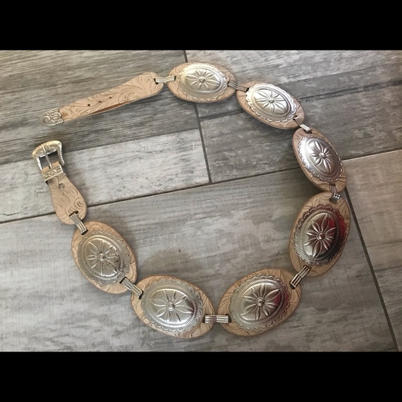 Vintage Leather Boho Belt - Picture 5 of 8